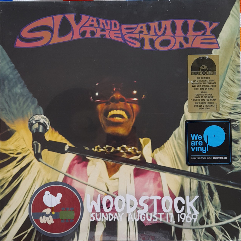 SLY & THE FAMILY STONE – Woodstock Sunday August 17, 1969  2LP