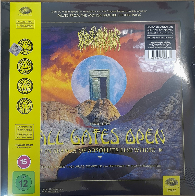 BLOOD INCANTATION – All Gates Open (OST) 2LP + BLURAY