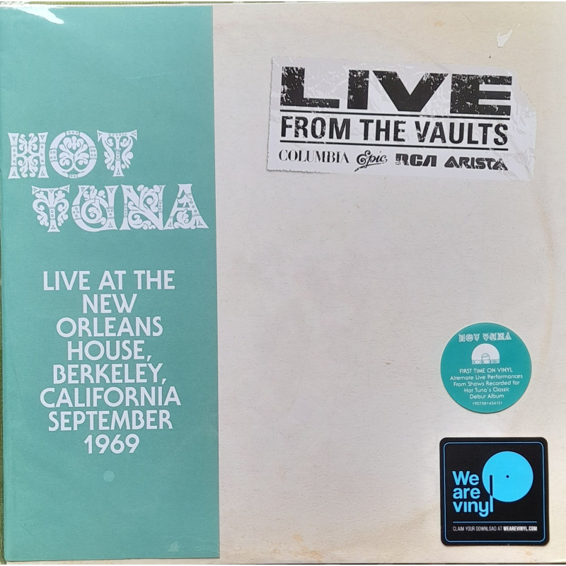 HOT TUNA – Live At The New Orleans House,Berkeley,California,September 1969  (ön kapak)