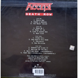 ACCEPT – Death Row  (arka kapak)
