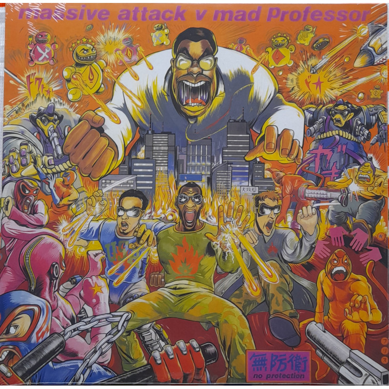 MASSIVE ATTACK & MAD PROFESSOR– No Protection      (ön kapak)
