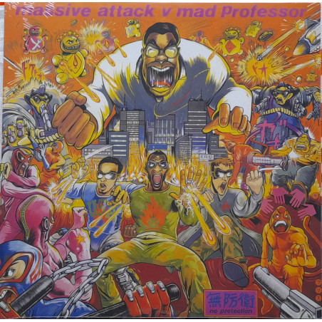 MASSIVE ATTACK & MAD PROFESSOR– No Protection      (ön kapak)