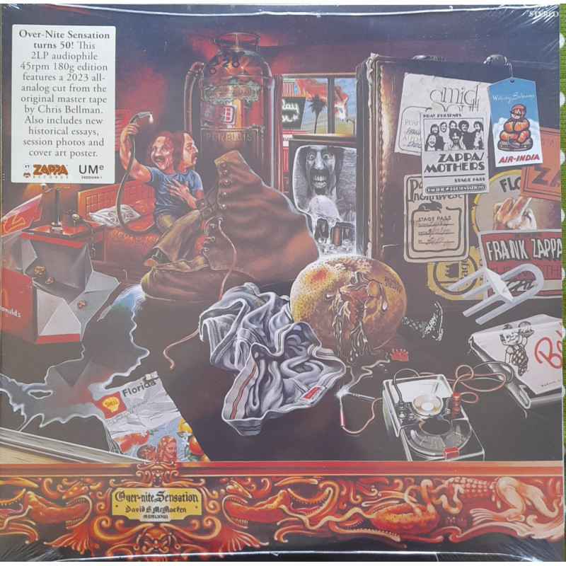 FRANK ZAPPA – Over-nite Sensation  (ön kapak)