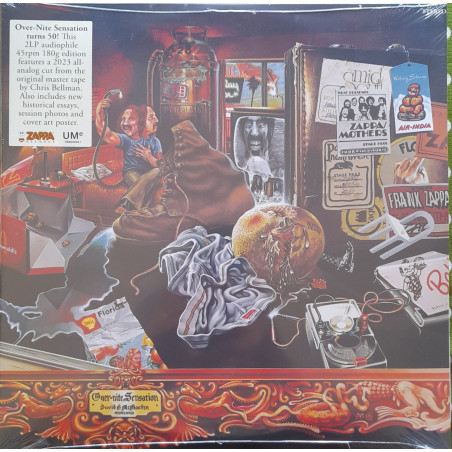 FRANK ZAPPA – Over-nite Sensation  (ön kapak)