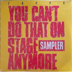 FRANK ZAPPA – You Can’t Do That On Stage Anymore (Sampler) (ön kapak)
