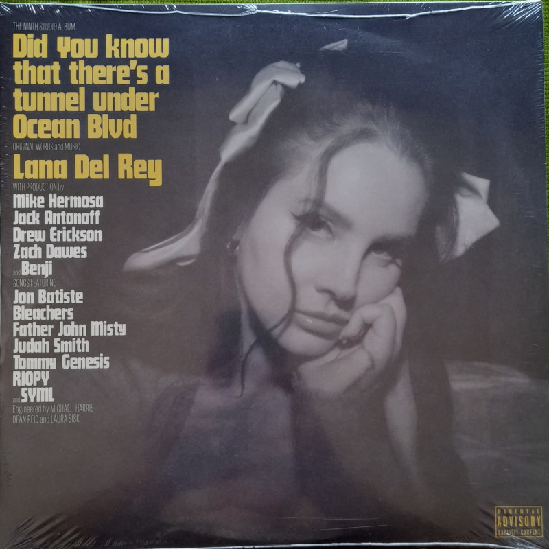 LANA DEL REY – Did You Know That There’s A Tunnel Under Ocean Blvd (ön kapak)