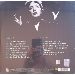 EDITH PIAF – La Vie En Rose      (arka kapak)
