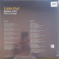 EDITH PIAF et THEO SARAPO – Bobino 1963 (arka kapak)