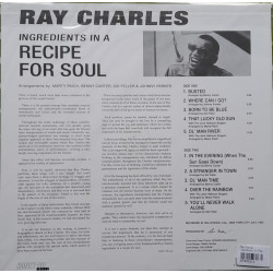RAY CHARLES – Ingredients In A Recipe For Soul    (arka kapak)