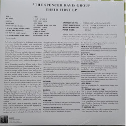 THE SPENCER DAVIS GROUP – Their First LP (arka kapak)